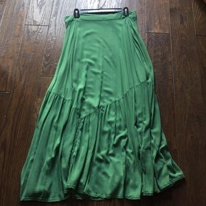 Long rayon skirt,